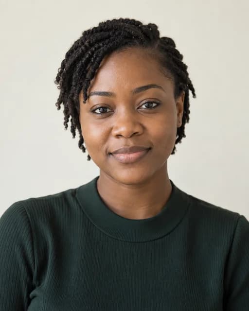 Portrait fictif de démonstration de Grâce Mutombo